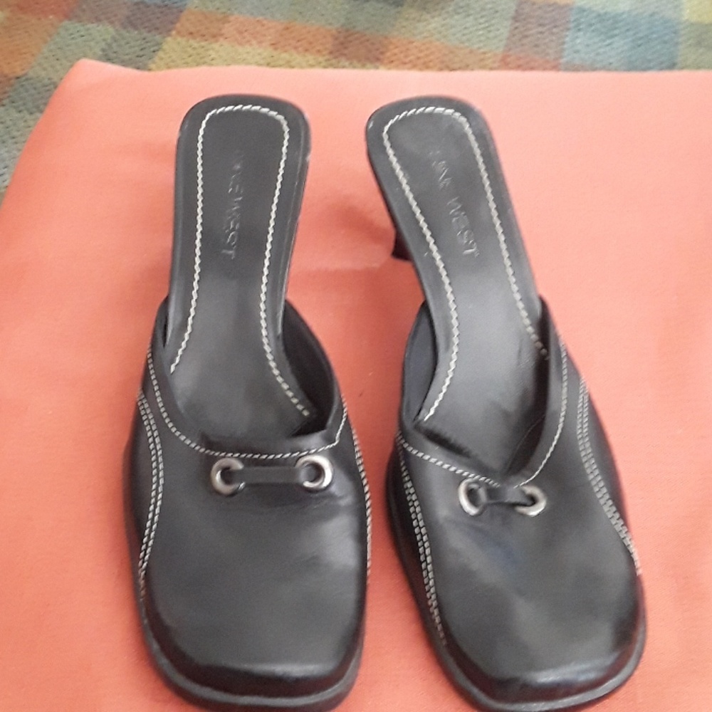 Leather heels